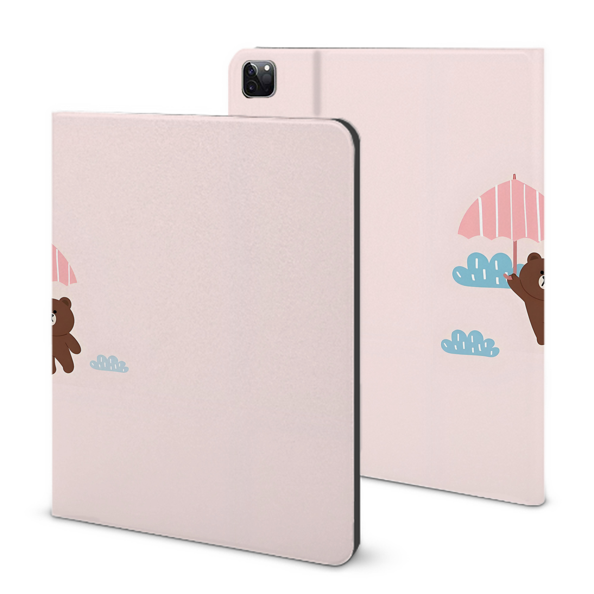 （画像用） リラックマ リラックマ キイロイトリ Rilakkuma Korilakkuma Kiiroitori IPad ケース ブック型 PUレザー TPU 耐衝撃 軽量 薄型 ペン収納なし 全面保護 IPad 各モデル対応